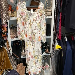 H&M floral midi dress